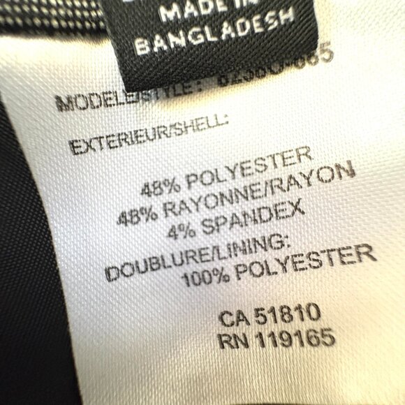 Tribal Grey Pencil Skirt | Asymmetrical Stitching | Business Casual Bottom - Picture 11 of 13